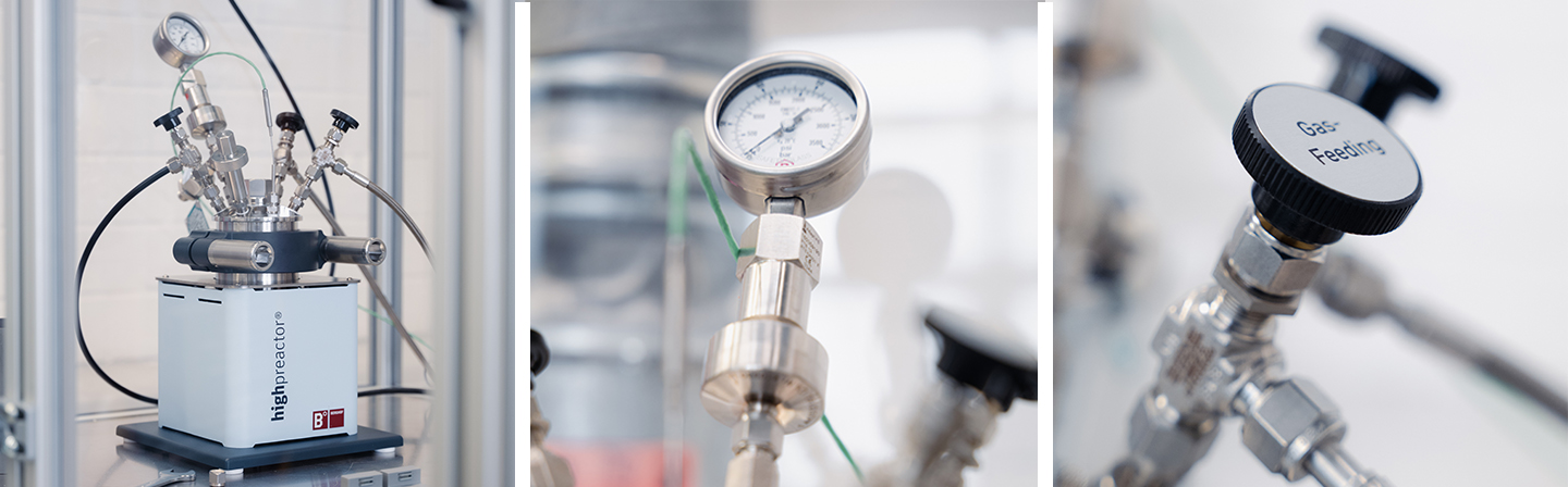 Deuteriumreaktor zur kontrollierten Beladung von Proben mit Wasserstoff oder Deuteriumgas mit Drücken bis 200 bar und Temperaturen bis 300 °C.