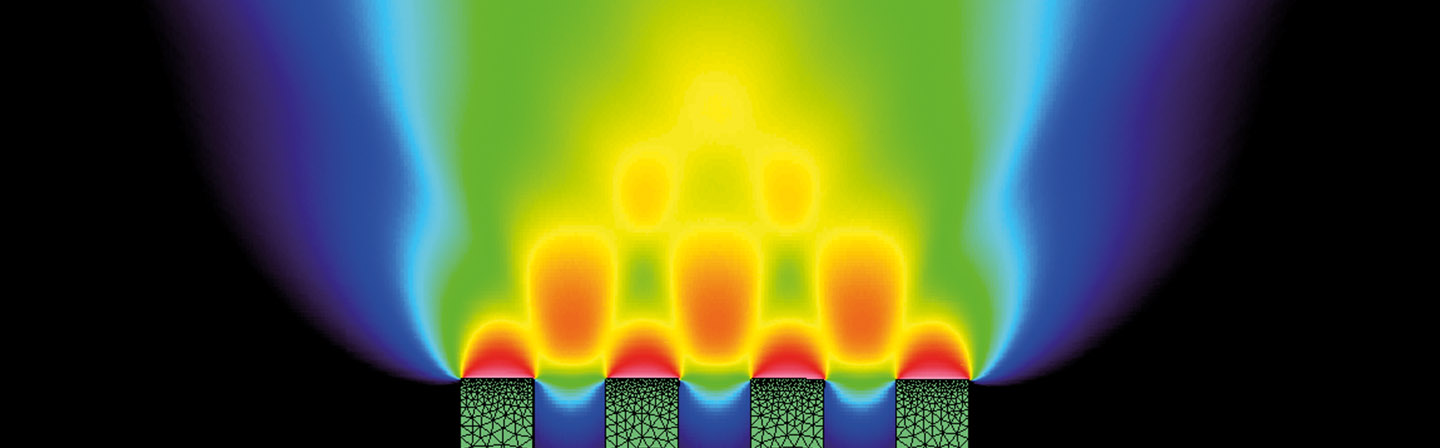 Direct Simulation Monte Carlo DSMC Simulation von thermischem Verdampfen