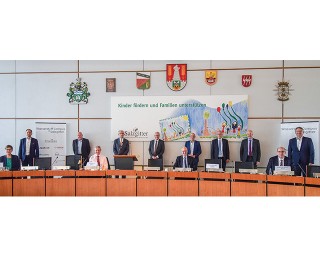 Die Unterzeichnenden der Kooperationsvereinbarung für den Wasserstoffcampus Salzgitter.