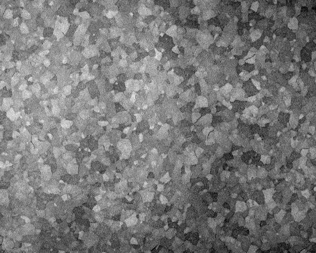 Laser-Scanning-Mikroskopaufnahme einer Halbzelle (Glas/In2O3:Sn/TiO2:Nb) vom n-Typ (Photoanode). Die lateralen Strukturgrößen der obersten TiO2:Nb-Schicht erreichen bis zu ca. 3 µm.