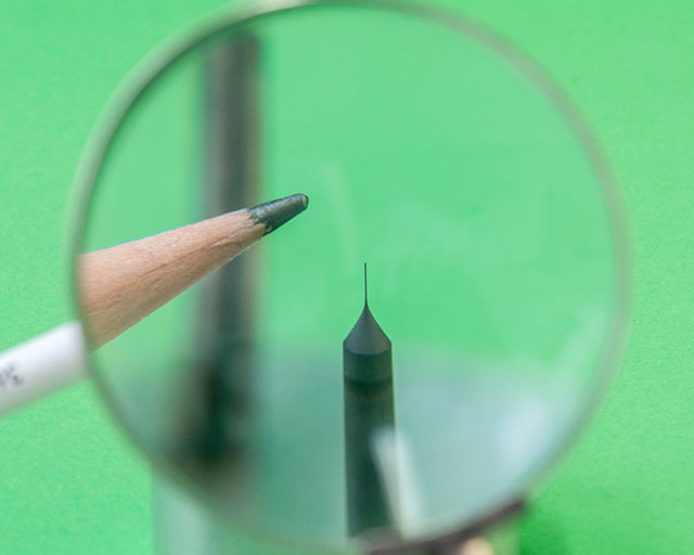 Micro abrasive pencil with CVD diamond coating. 