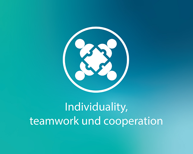 Individuality, teamwork and cooperation