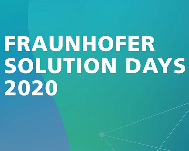 Fraunhofer Solution Days 2020