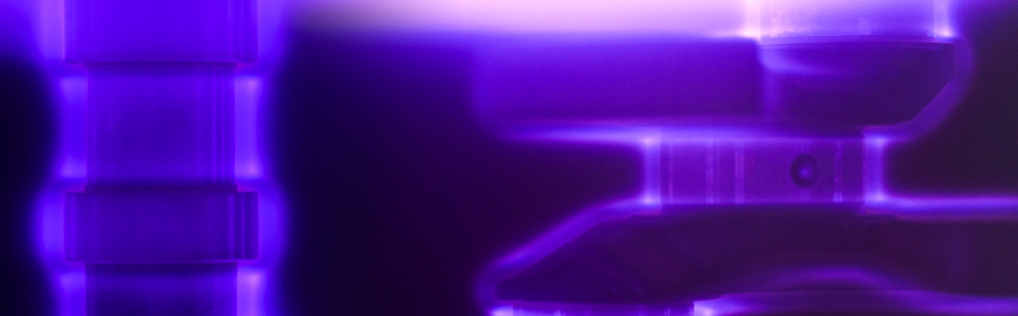 Automotive parts in a plasma nitriding process.