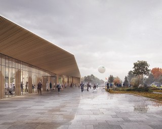 New building for the Fraunhofer Center for Energy Storage and Systems.